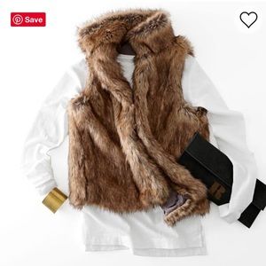 FAUX FUR VEST